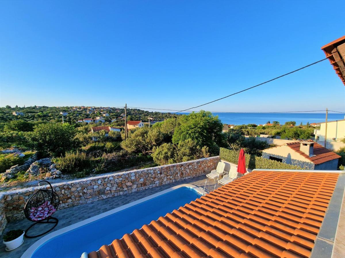 Anas Lagoon Holiday House With Pool At Azure Beach Mali Drvenik Esterno foto