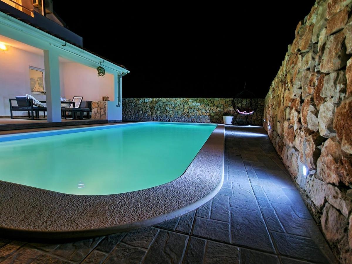 Anas Lagoon Holiday House With Pool At Azure Beach Mali Drvenik Esterno foto