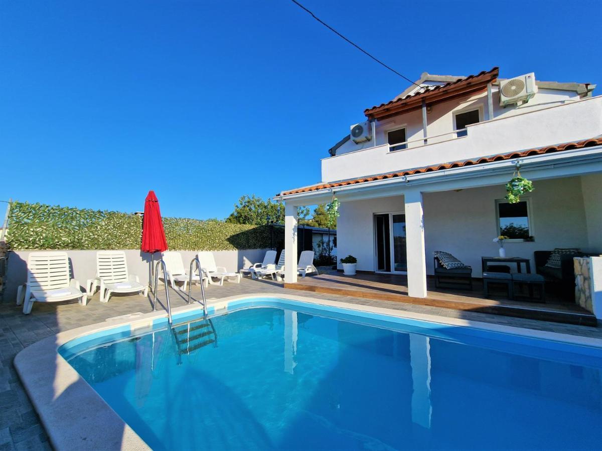Anas Lagoon Holiday House With Pool At Azure Beach Mali Drvenik Esterno foto